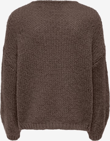 ONLY Pullover 'Nordic' in Braun