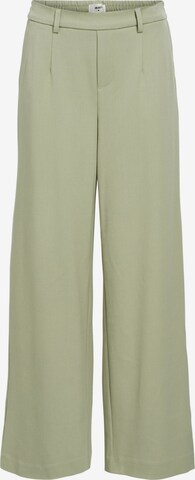 OBJECT Wide leg Pants 'Lisa' in Green: front