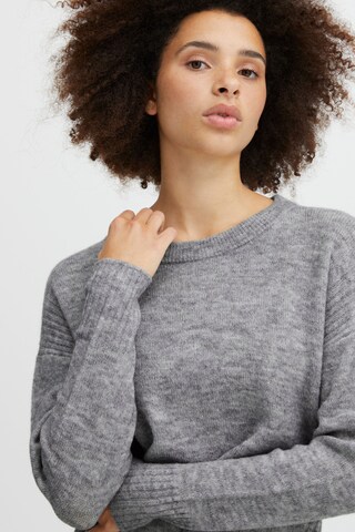 Pull-over 'KAMARA' ICHI en gris