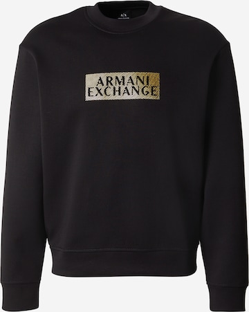 ARMANI EXCHANGE Collegepaita värissä musta: etupuoli