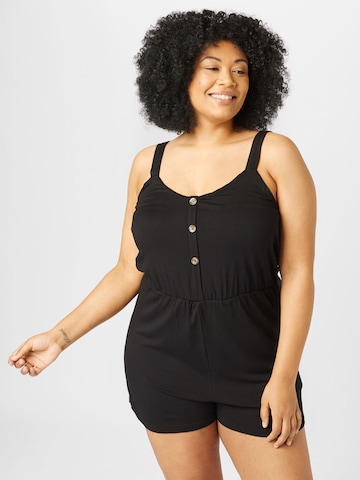 ABOUT YOU Curvy Jumpsuit 'Cassia' in Black: front