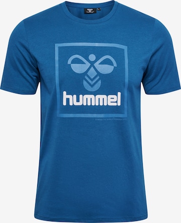 T-Shirt fonctionnel Hummel en bleu : devant