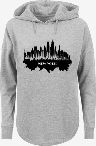 F4NT4STIC Sweatshirt 'Cities Collection' in Grijs: voorkant