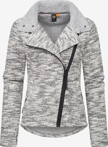 Giacca di pile 'Saskie' di Ragwear in grigio: frontale