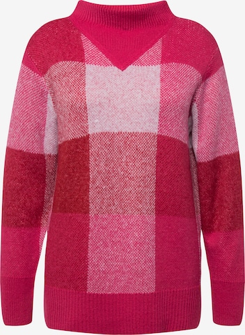 Pull-over Ulla Popken en rose : devant