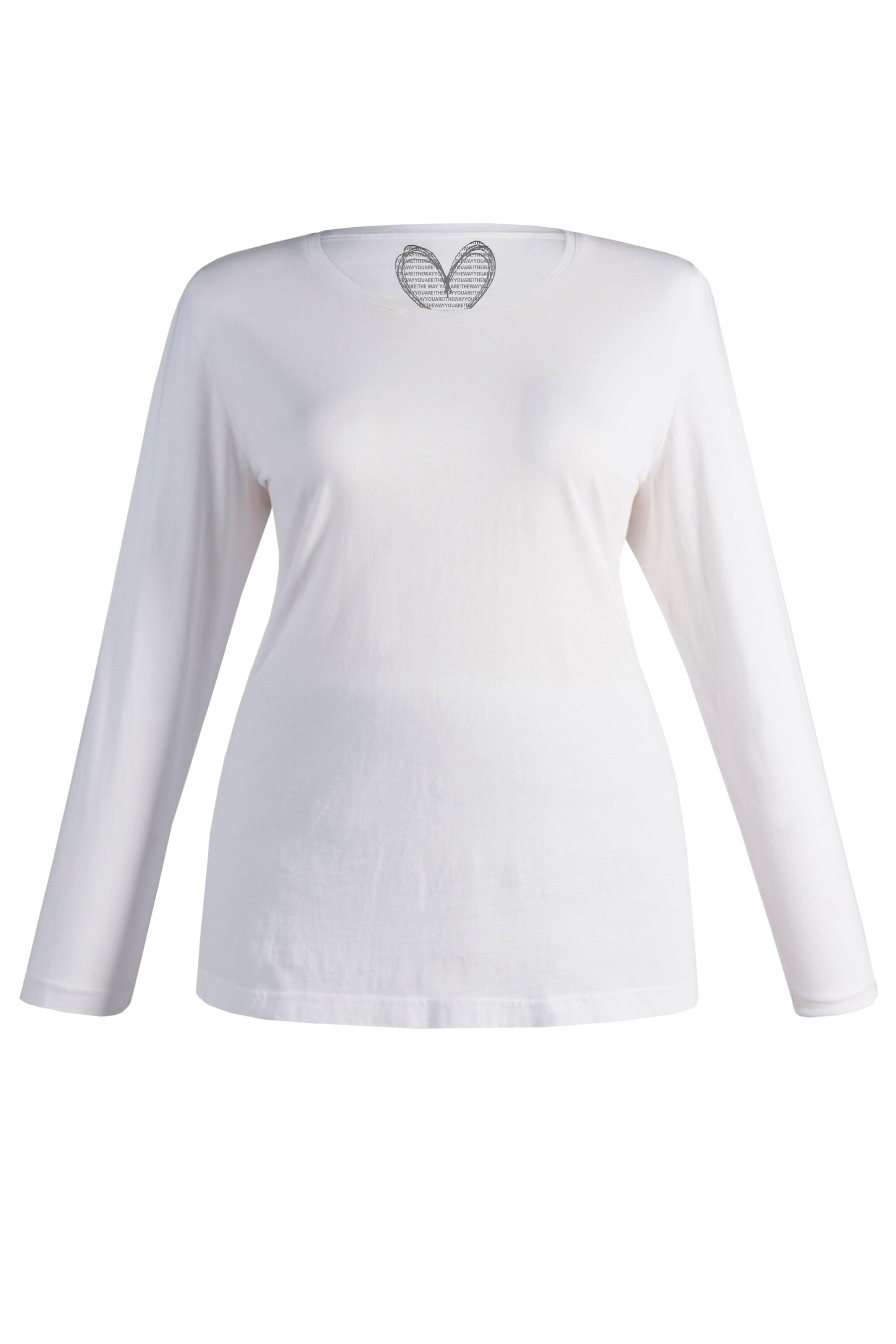 Ulla Popken Shirt in Weiß: Vorderseite