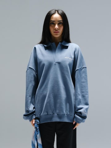 Alessandro Magno Sweatshirt 'FASHION' in Blue: front