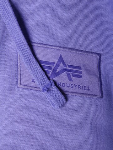 ALPHA INDUSTRIES Sweatshirt in Purple