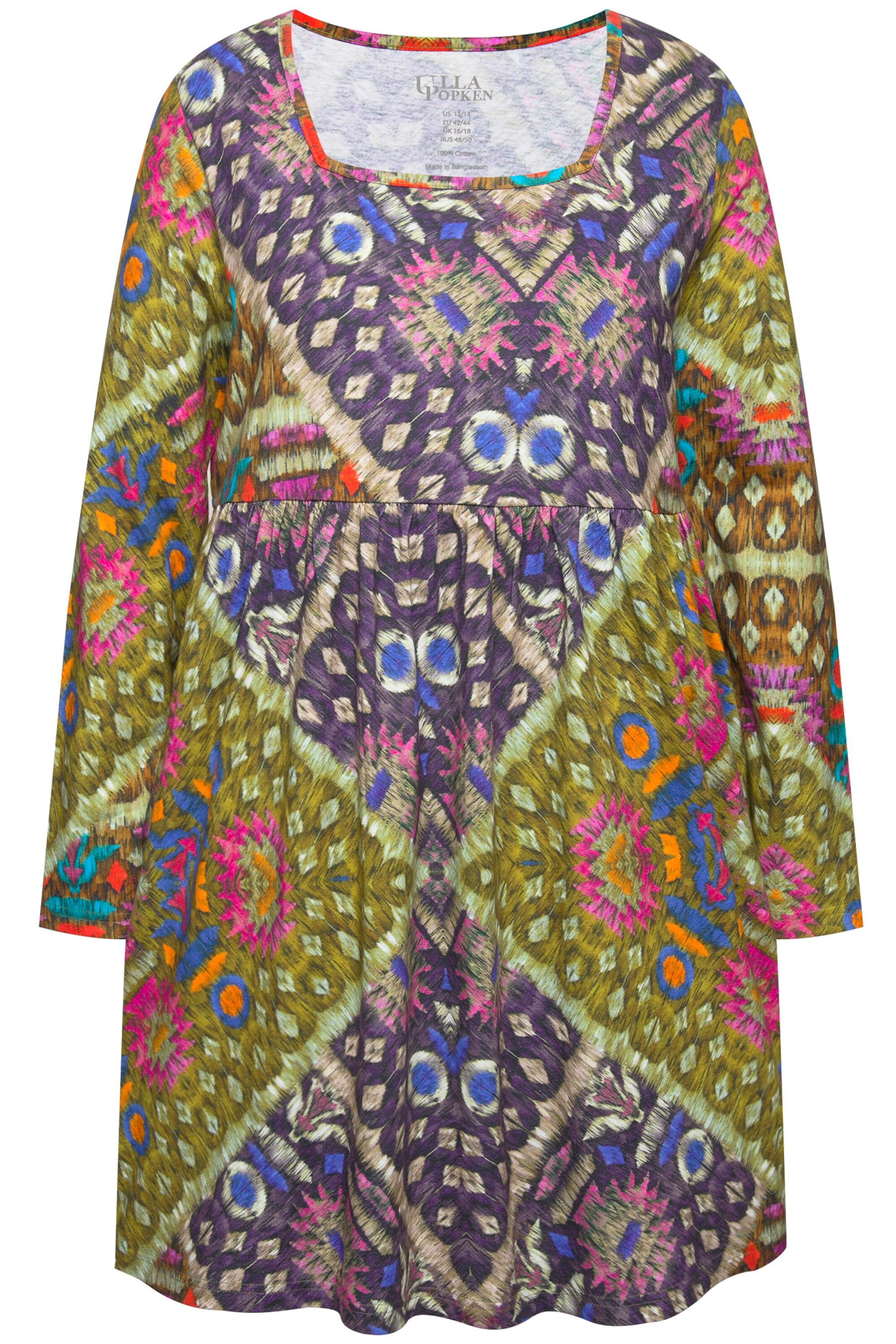 Ulla Popken Shirt in Gemengde kleuren: voorkant