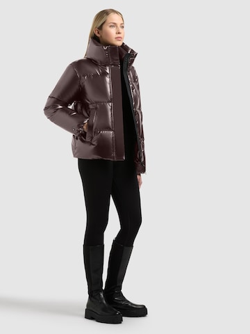 khujo Winterjas 'Rinja3 Shiny' in Lila