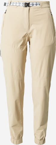 ICEPEAK Tapered Outdoor trousers 'Marinette' in Beige: front