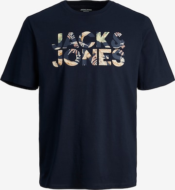 T-Shirt 'JJEJEFF' JACK & JONES en bleu : devant