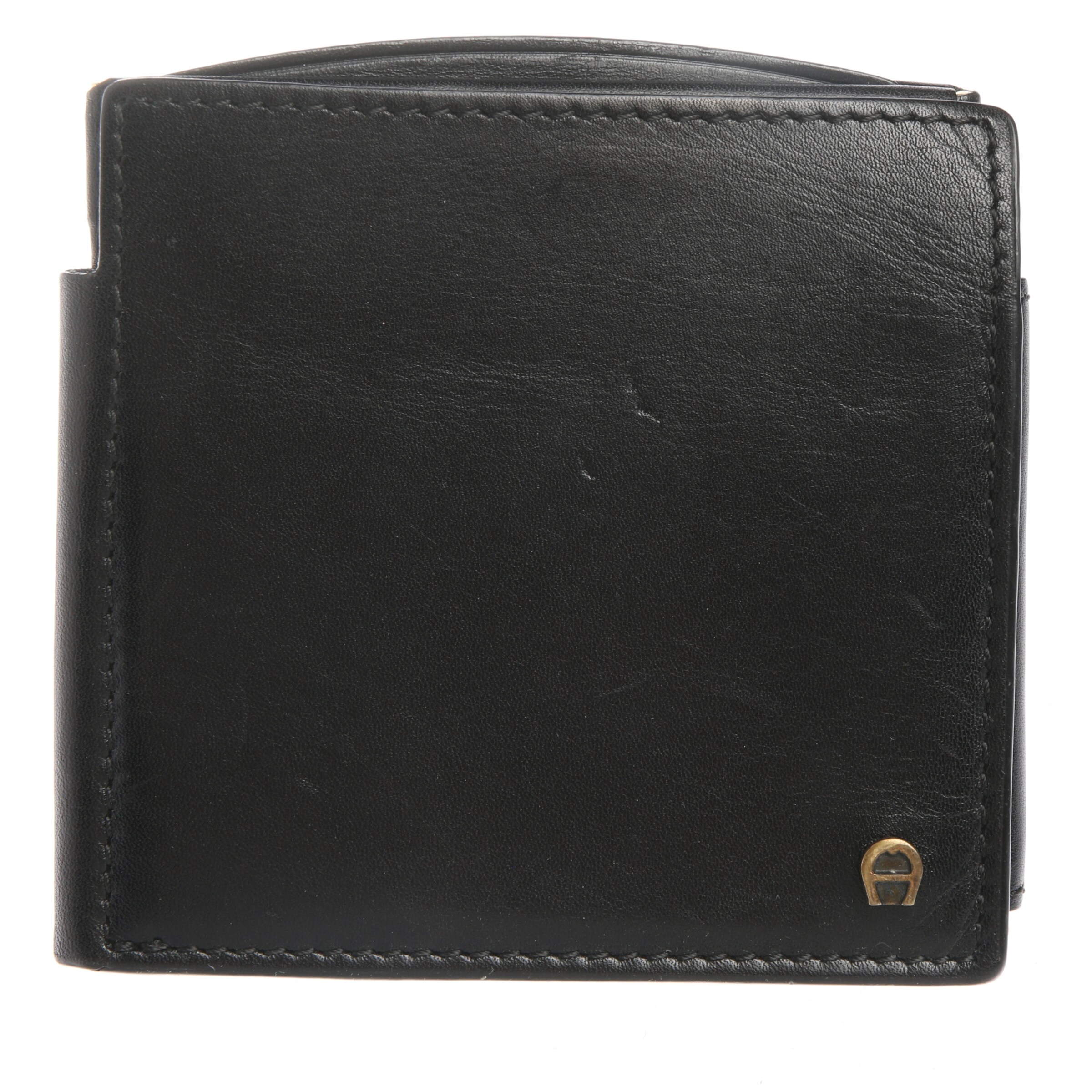 AIGNER Small Leather Goods in One size in Black: front
