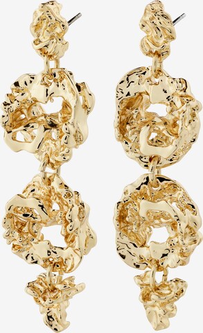 Pilgrim Earrings 'ACT' in Gold: front