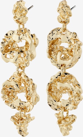 Pilgrim Earrings 'Act' in Gold: front