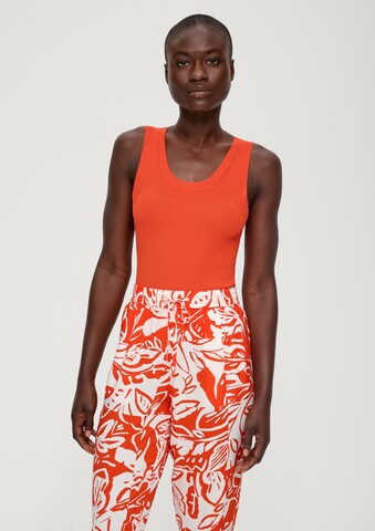 s.Oliver Knitted Top in Orange: front