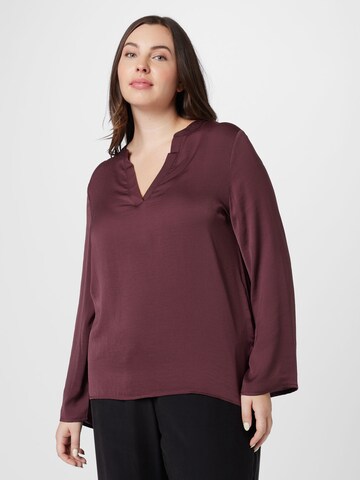 ONLY Curve Shirt in Rot: predná strana