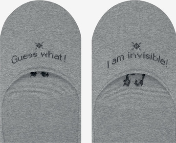 BURLINGTON Ankle Socks 'Carrington' in Grey: front