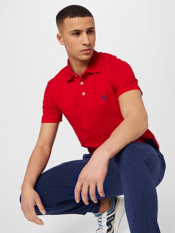 Polo Ralph Lauren Slim Fit Тениска в червено
