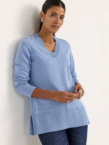 Pull-over Cellbes of Sweden en bleu : devant