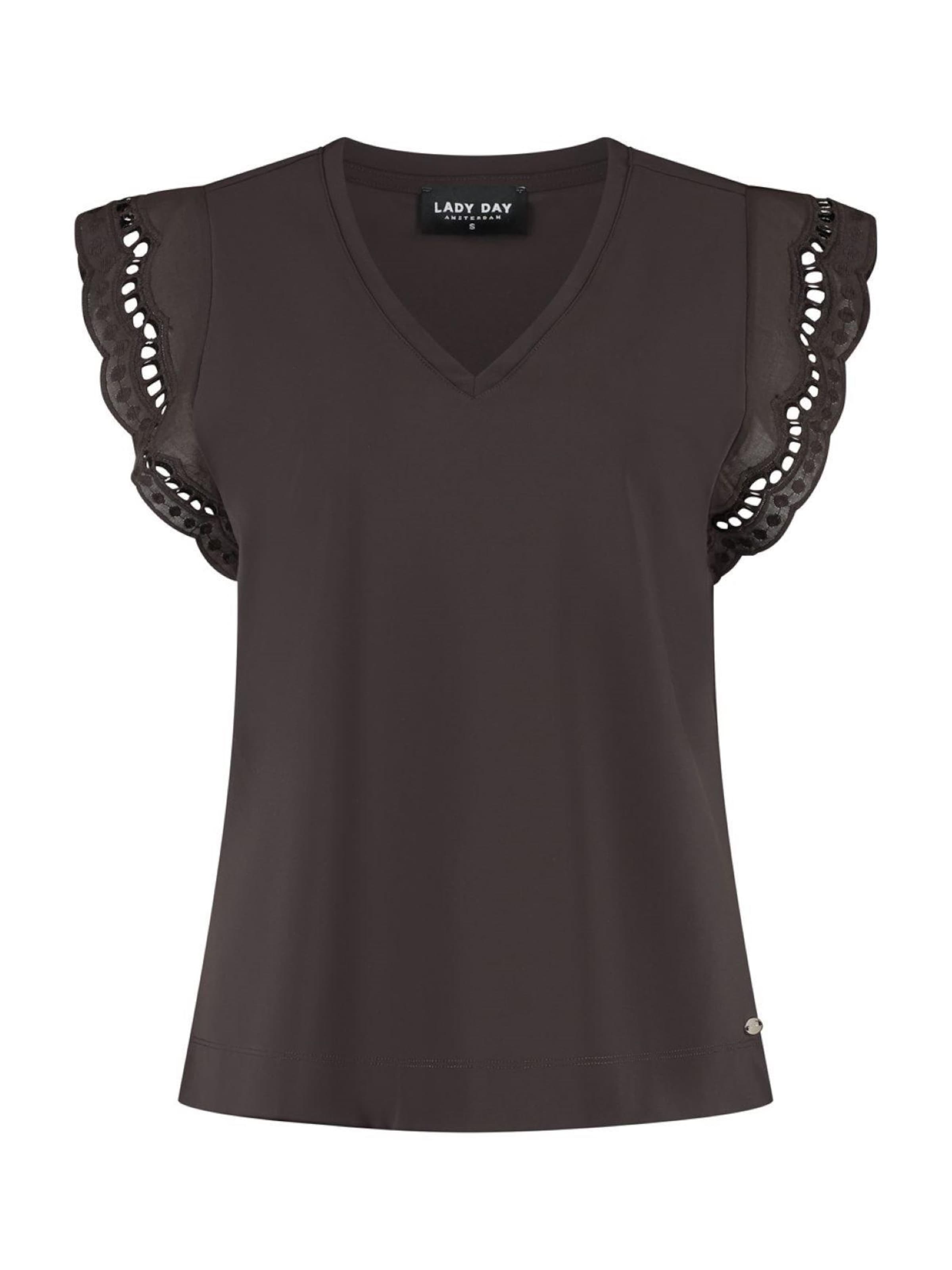 Lady Day Top 'Lady Day Lake dark brown' in Brown: front