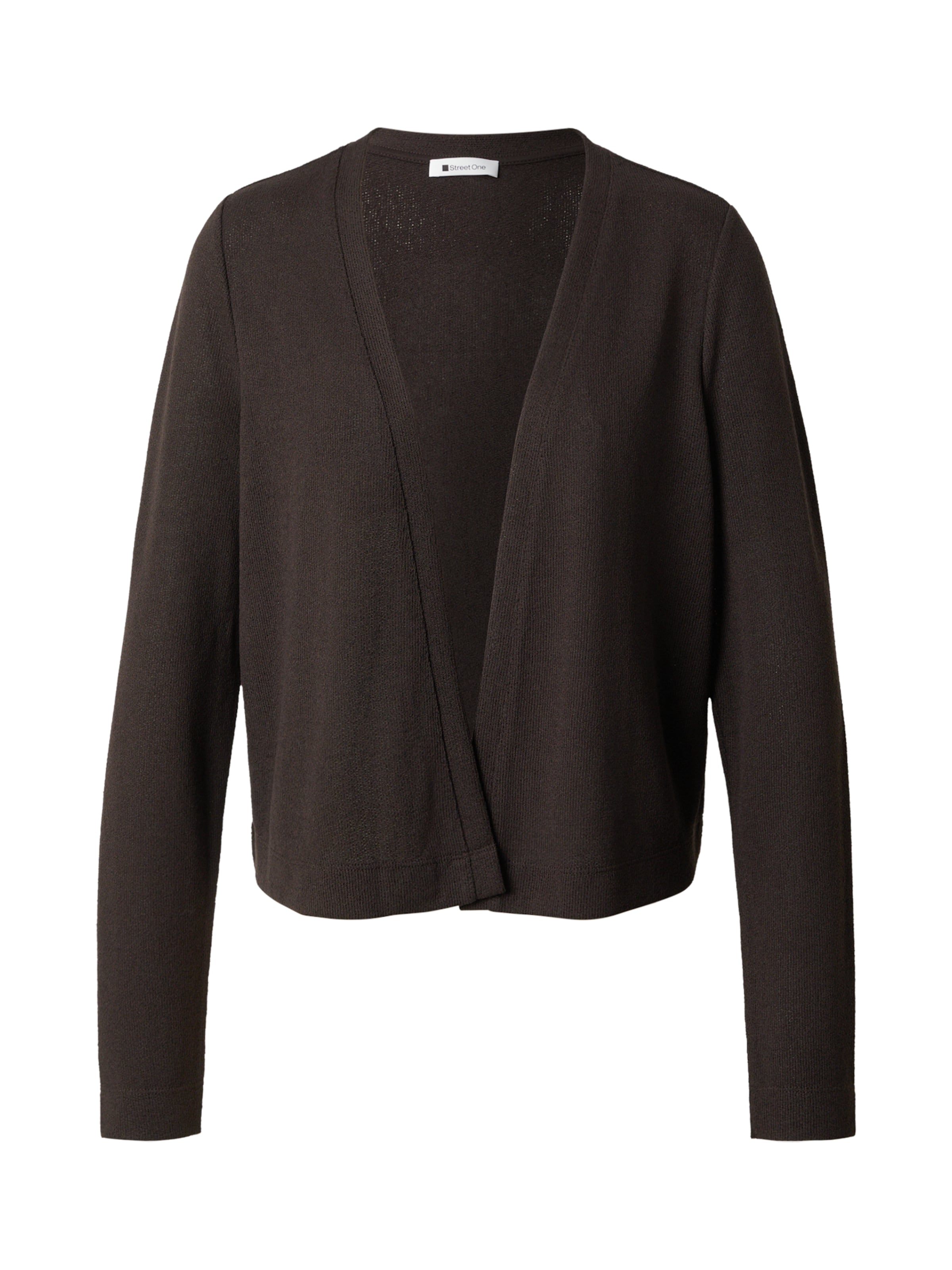 STREET ONE Gebreid vest 'Nette'' in de kleur Bruin, Productweergave