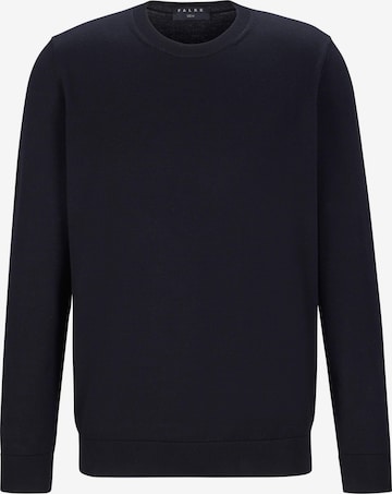 FALKE Sweater 'Pure Cotton' in Black: front