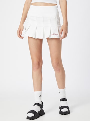 BDG Urban Outfitters - Falda 'KILT' en blanco: frente