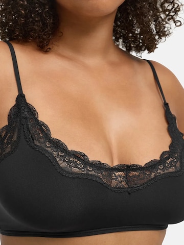 cfab (formerly creamy fabrics) Bustier BH 'Lace Bralette' in Zwart