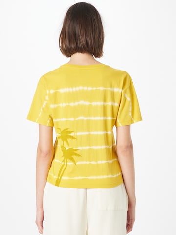 Hurley Функционална тениска 'Oceancare' в жълто