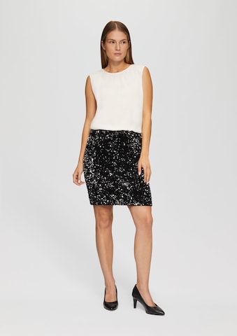 s.Oliver BLACK LABEL Rok in Zwart