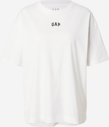 GAP Футболка оверсайз в Белый: спереди