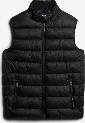 Superdry Bodywarmer in Zwart: voorkant