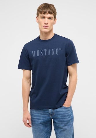MUSTANG Shirt 'Austin' in Blau: Vorderseite