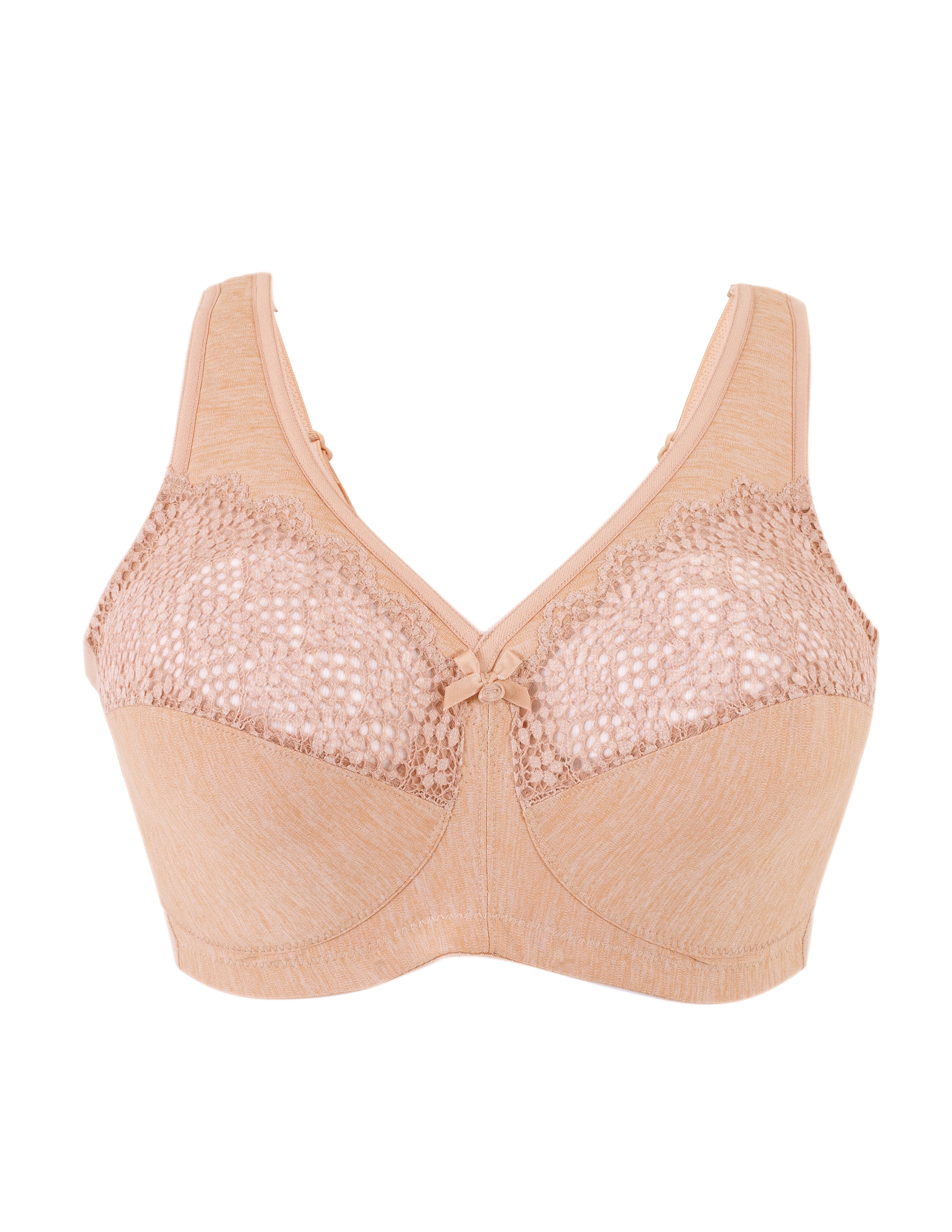 GLAMORISE Minimizer in Beige: front