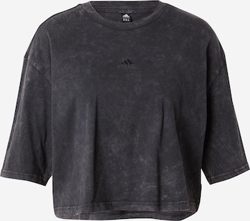 ADIDAS SPORTSWEAR - Camisa funcionais 'ALL SZN' em preto: frente