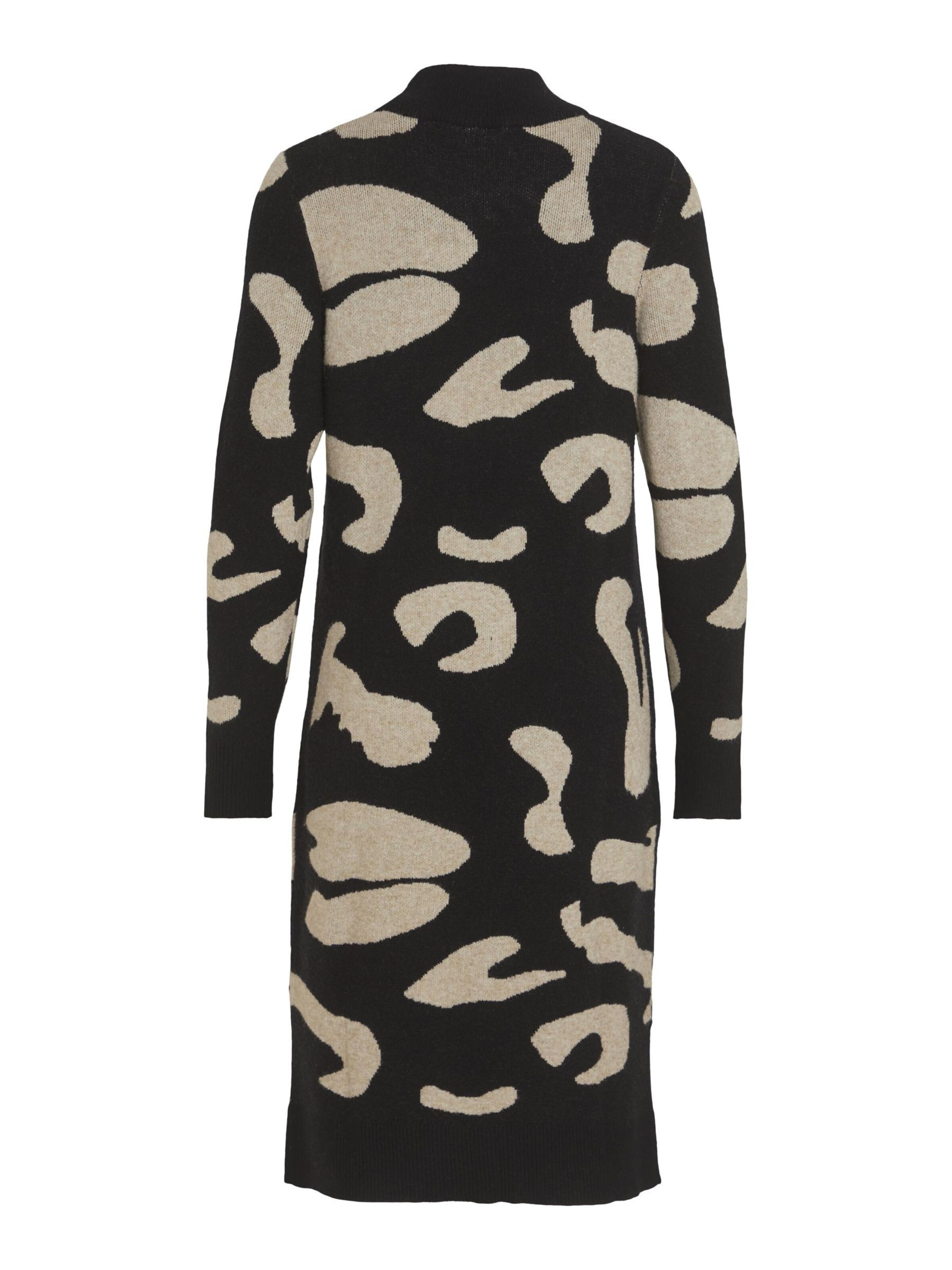 VILA Knitted dress 'VIRil' in Black