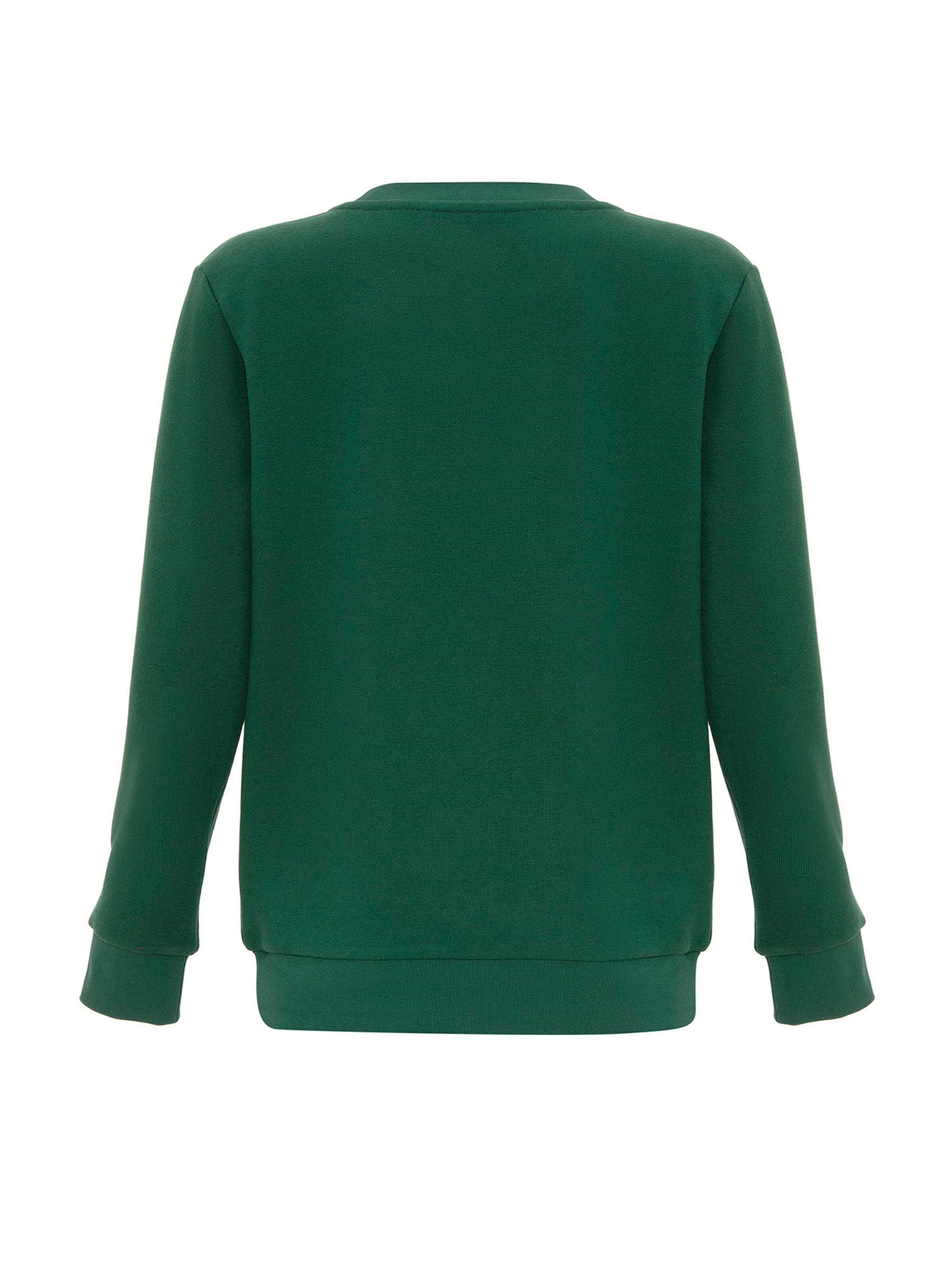 žalia Williot Megztinis be užsegimo