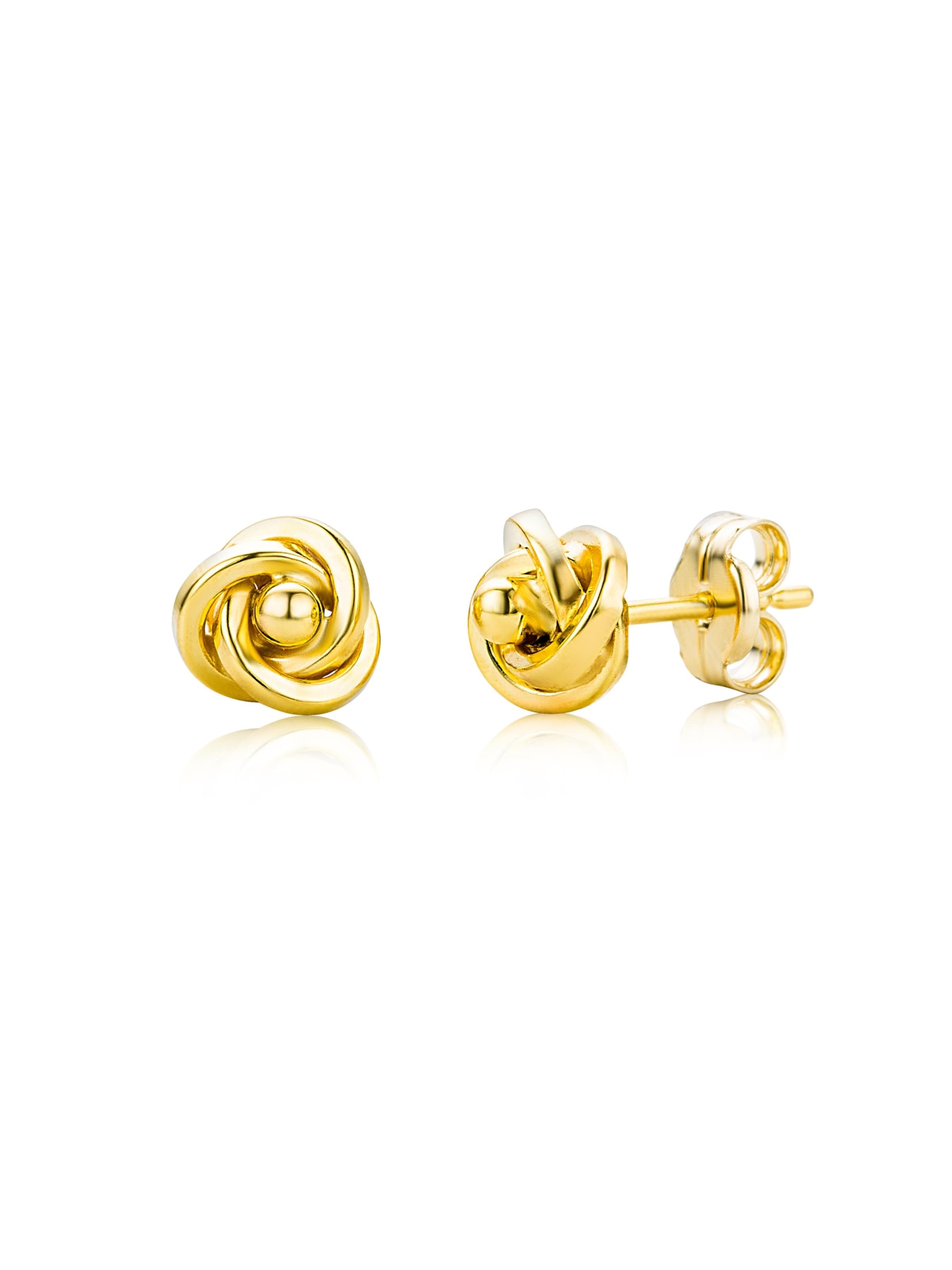 Vanlere Earrings in Gold: front