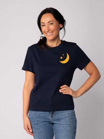 T-shirt 'Moon & Stars' Watapparel en bleu : devant