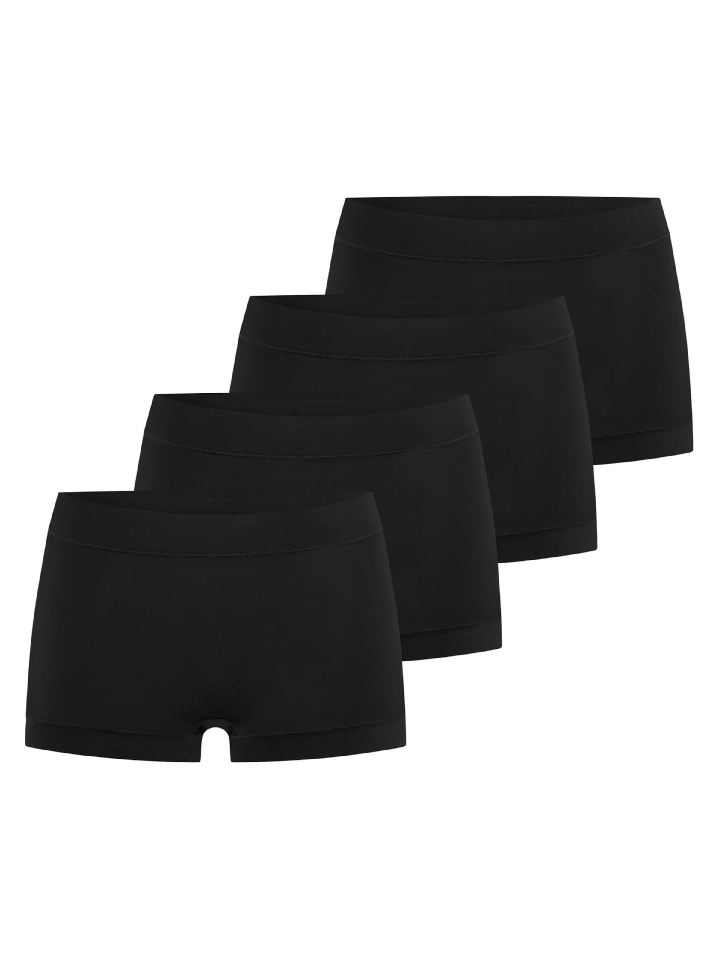 SCHIESSER Broekje 'Unique Micro' in Zwart: voorkant