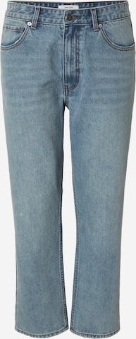 DAN FOX APPAREL Bootcut Jeans 'Jano' in Blauw: voorkant