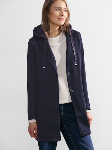 CECIL Between-Seasons Coat in Blue: front