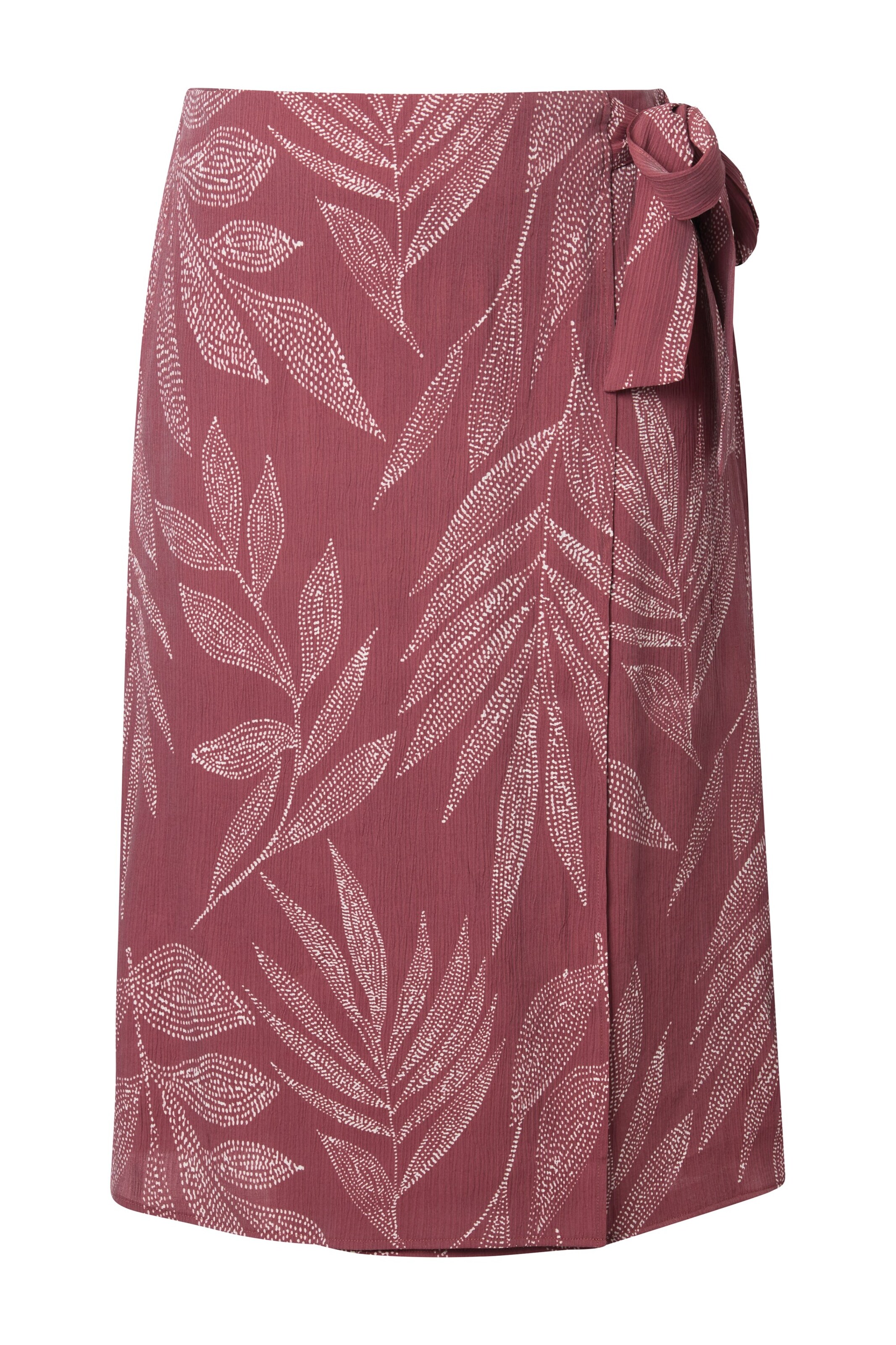 Ulla Popken Rock in beige / rostrot, Produktansicht
