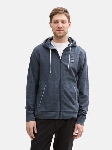TOM TAILOR Knit cardigan in Grey: front