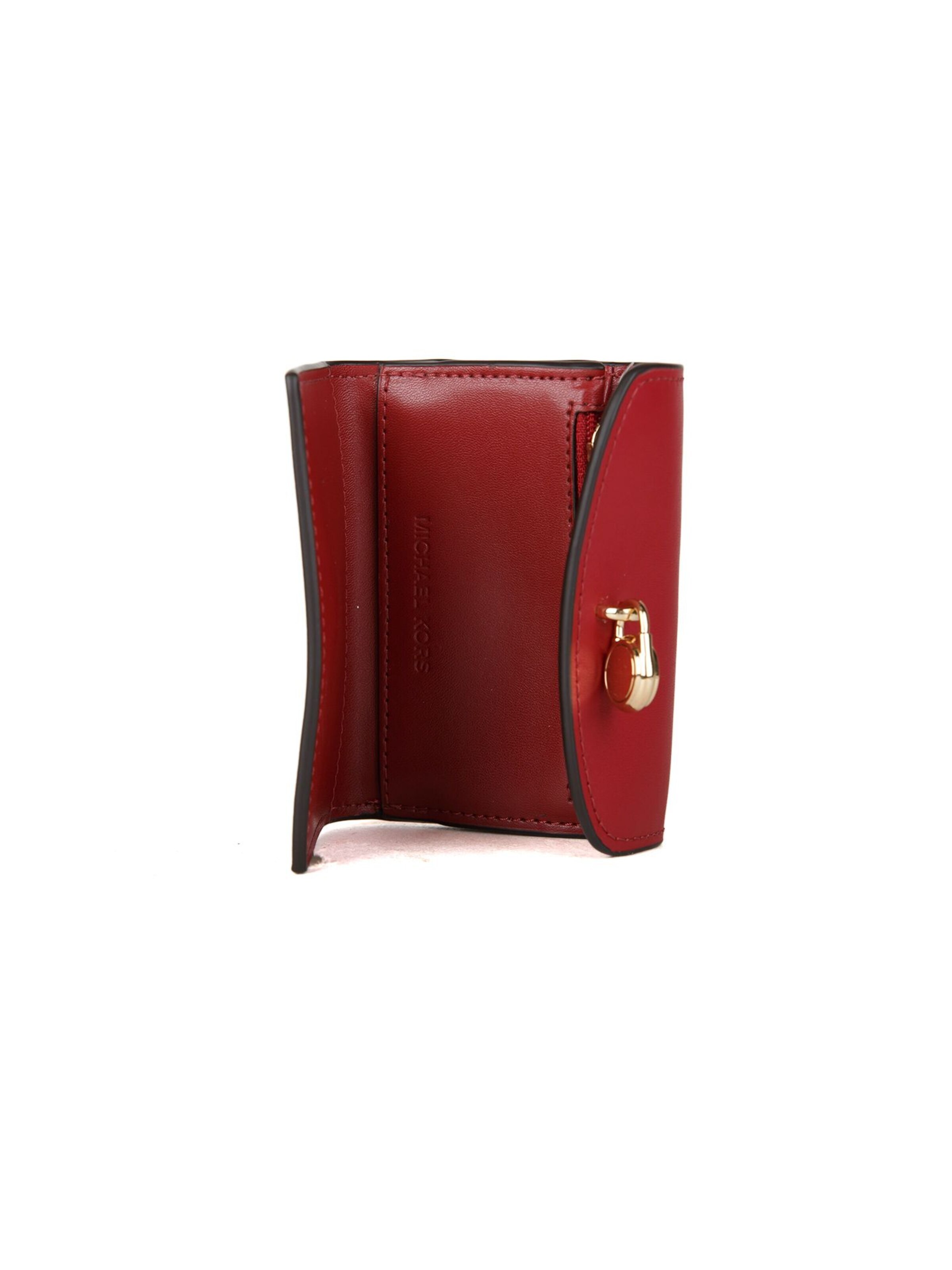 Michael Kors Wallet 'Lyra Extra-Small Trifold Wallet' in Red