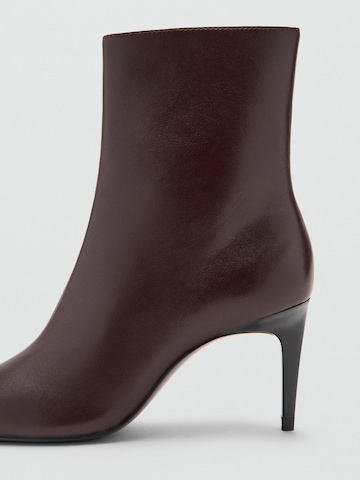 MANGO Къси ботуши 'Katerina' в кафяво