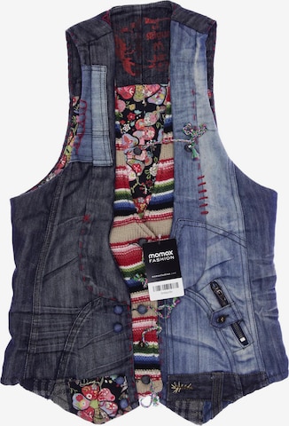 Desigual Vest in M in Blue: front