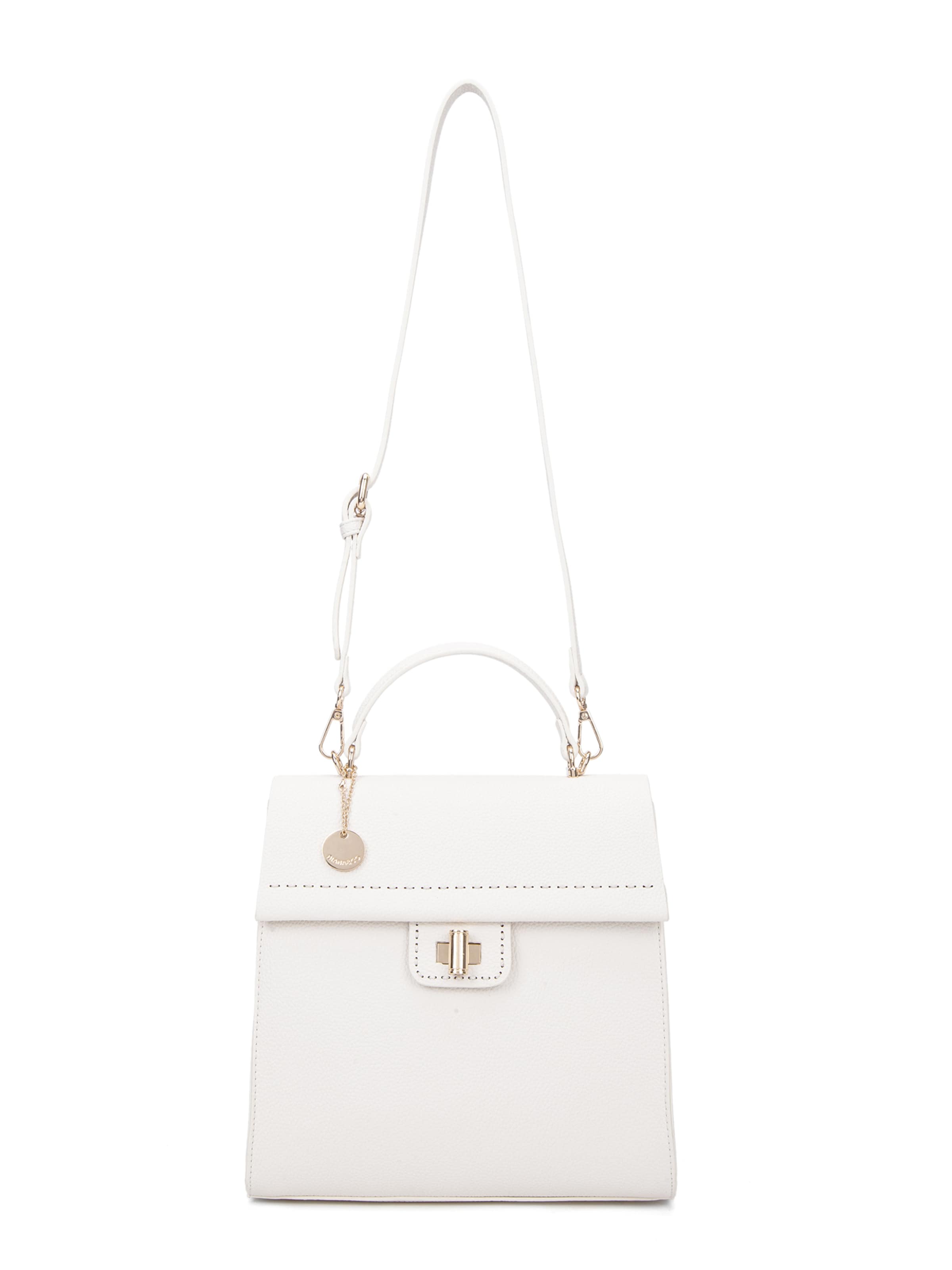 Zaino 'Zaino Donna Vegan Leather Diana & Co Firenze - Chiusura Girello Tracolla Regolabile' di Diana&Co. in grigio