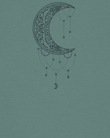 Watapparel T-Shirt 'Mandala Moon' in Grün